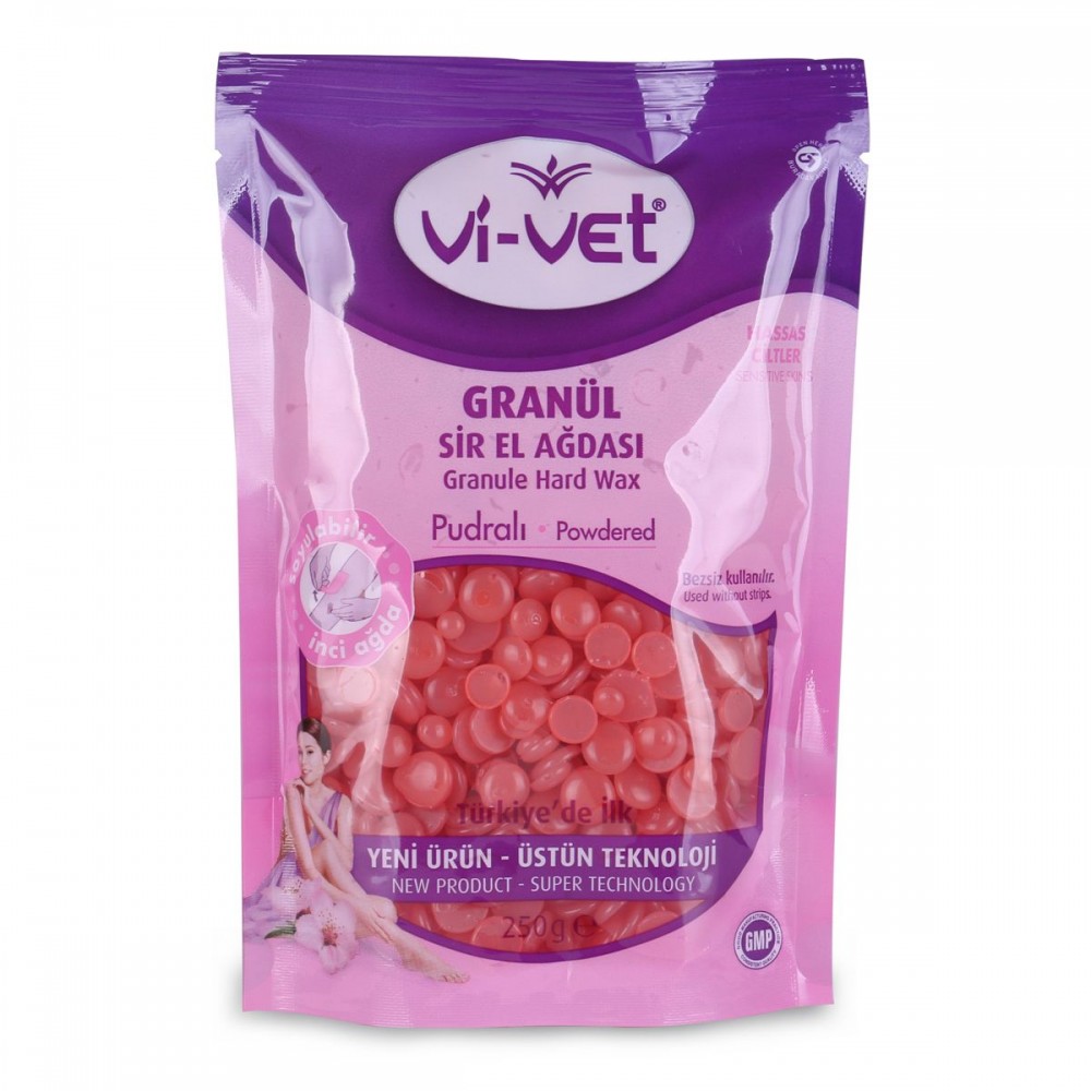 VI-VET Ζεστό Κερί Αποτρίχωσης Σε Κόκκους Πούδρα 250 GR