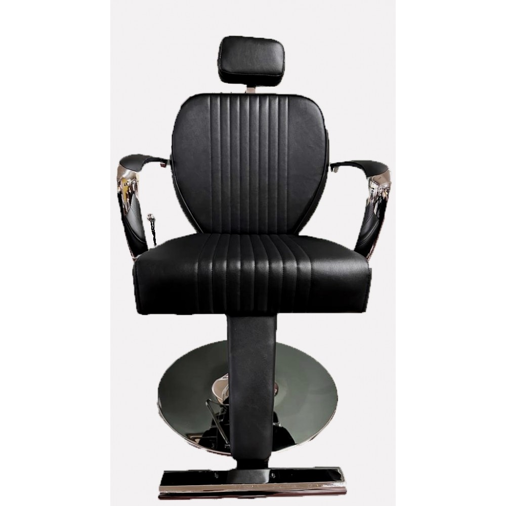 Επαγγελματική Καρέκλα Μακιγιάζ Μαύρη και Silver 3273 F13 A90