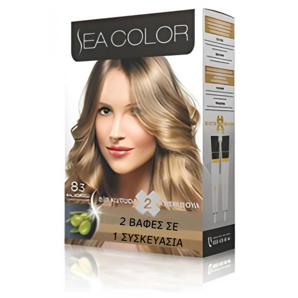 SeaColor Hair Color 8.3 HONEY FOAM