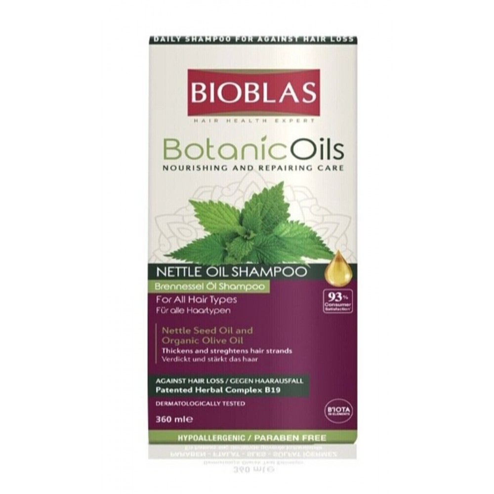 BIOBLAS Tσουκνίδα Oil Σαμπουάν ( αδύναμα ή λεπτά μαλλιά ) 375 ml