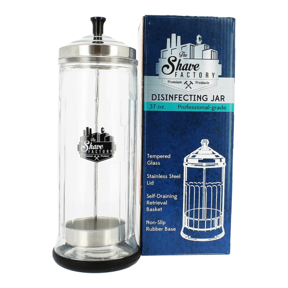 Δοχείο απολύμανσης The shave factory Desinfection Jar 1000 ml