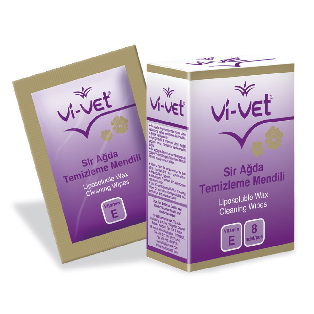 VI-VET - Υγρά Μαντηλάκια για μετά την αποτρίχωση