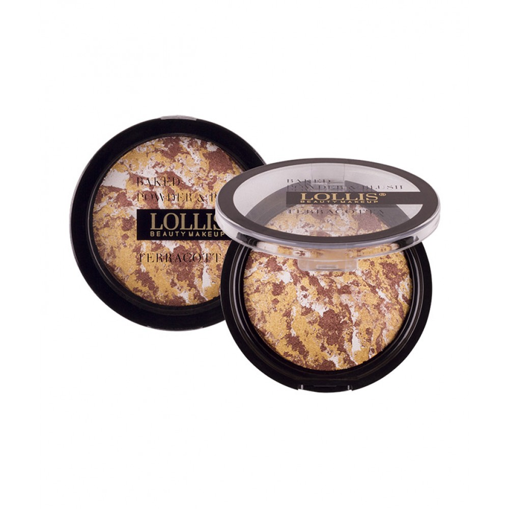 LOLLIS - TERRACOTTA BAKED POWDER & BLUSH ON 03