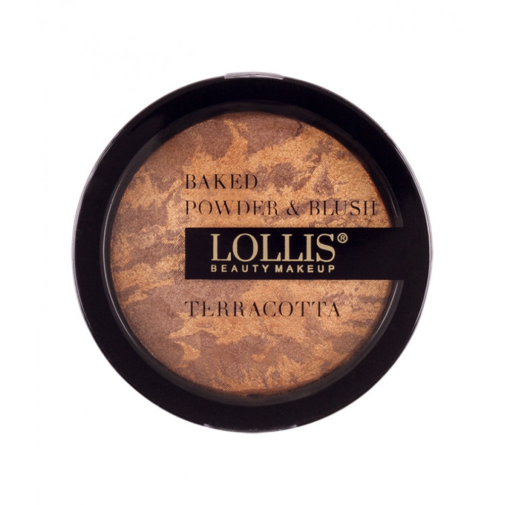 LOLLIS - TERRACOTTA BAKED POWDER & BLUSH ON 01