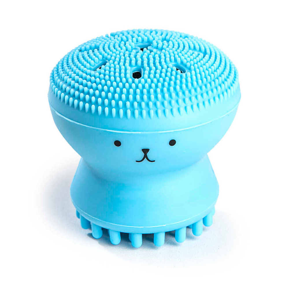 LIONESSE - Βούρτσα σιλικόνης για καθάρισμα προσώπου ΜΠΛΕ