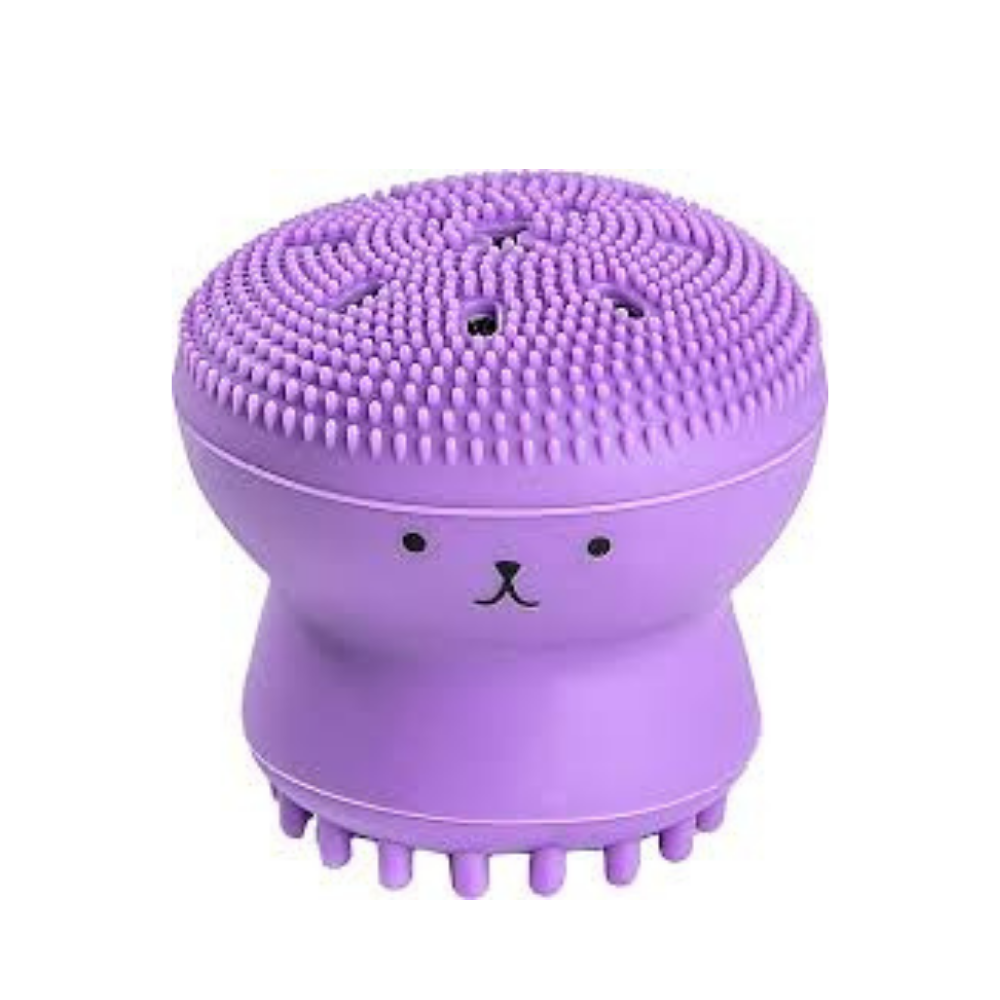 LIONESSE - Βούρτσα σιλικόνης για καθάρισμα προσώπου ΜΟΒ