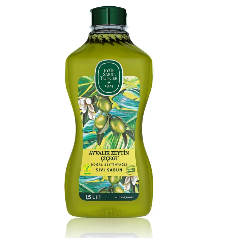 EYUP SABRI TUNCER Φυσικό Κρεμοσάπουνο  Με Ελαιόλαδο  Αϊβαλίκ το λουλούδι της Ελιάς 1500 ml