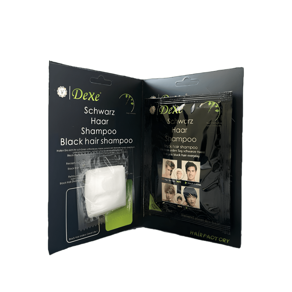 DEXE - UNISEX ΧΡΩΜΟΣΑΜΠΟΥΑΝ ΜΑΥΡΟ 25 ml