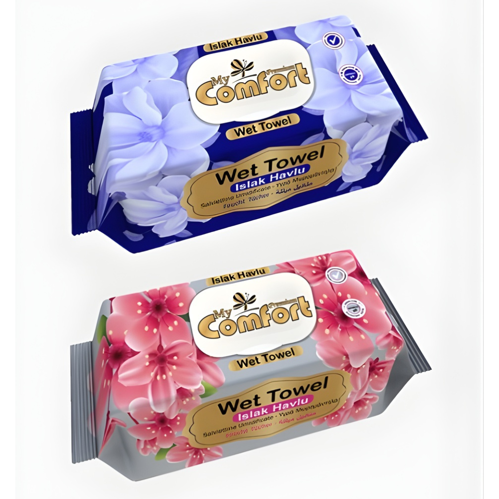 MY COMFORT - ΥΓΡΑ ΜΑΝΤΗΛΑΚΙΑ FLOWER 1 ΣΥΣΚΕΥΑΣΙΑ 120 ΤΕΜΑΧΙΩΝ (ΤΥΧΑΙΑ ΕΠΙΛΟΓΗ)