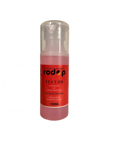 Rodop the Beauty Factory - Ασετόν με γλυκερίνη και άρωμα φράουλα 100 ml