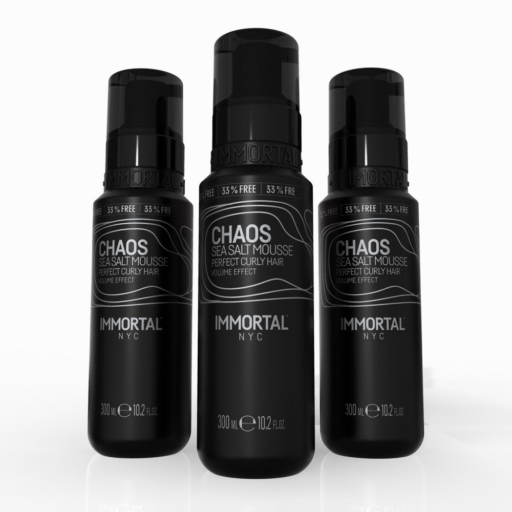 IMMORTAL NYC - CHAOS SEA SALT MOUSSE 300 ML