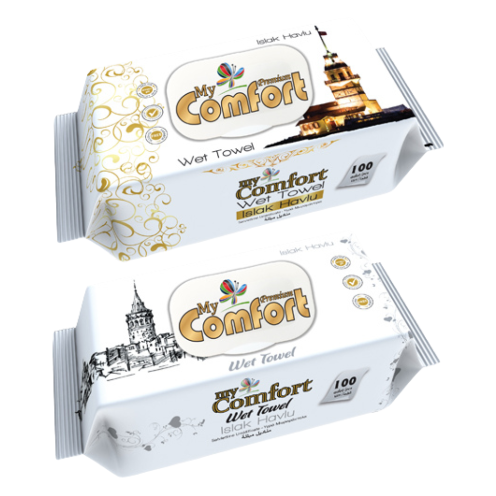 MY COMFORT - ΥΓΡΑ ΜΑΝΤΗΛΑΚΙΑ ISTANBUL 1 ΣΥΣΚΕΥΑΣΙΑ 100 ΤΕΜΑΧΙΩΝ (ΤΥΧΑΙΑ ΕΠΙΛΟΓΗ)