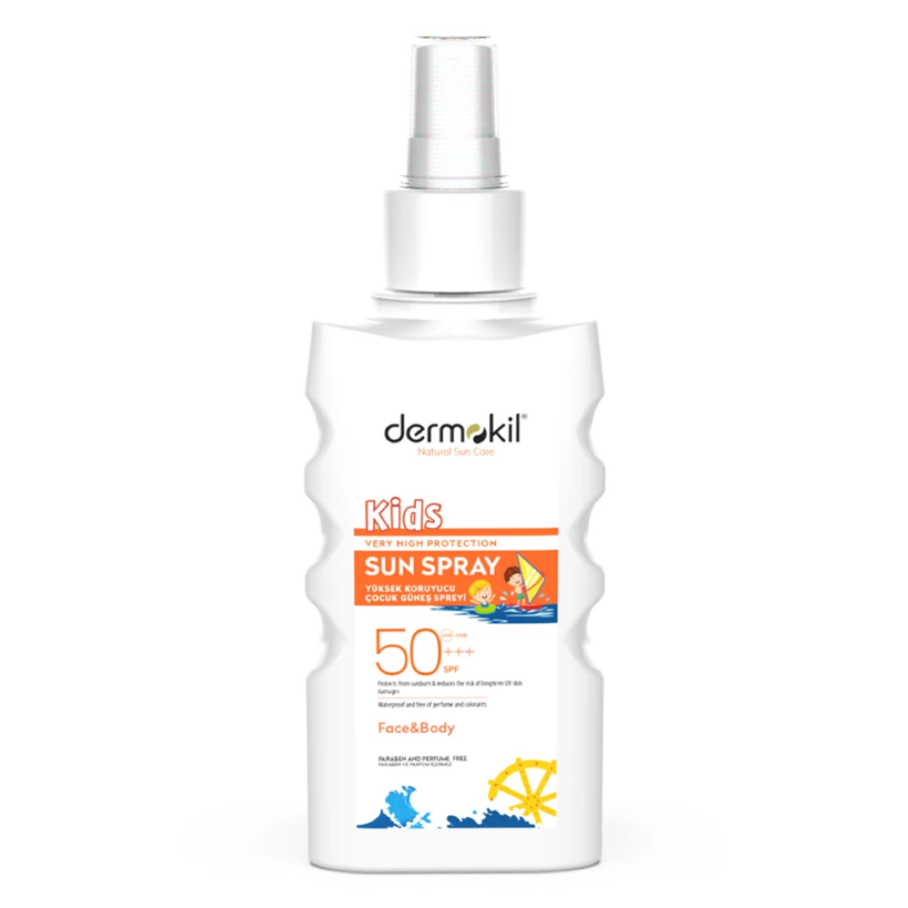 DERMOKIL - ΠΑΙΔΙΚΟ ΑΝΤΗΛΙΑΚΟ ΣΠΡΕΙ SPF 50 ΥΨΗΛΗΣ ΠΡΟΣΤΑΣΙΑΣ 200 ML
