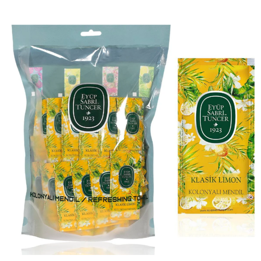 EYUP SABRI TUNCER Υγρομάνδηλα Κλασική Λεμόνι / Συσκευασία 150 Τεμαχια