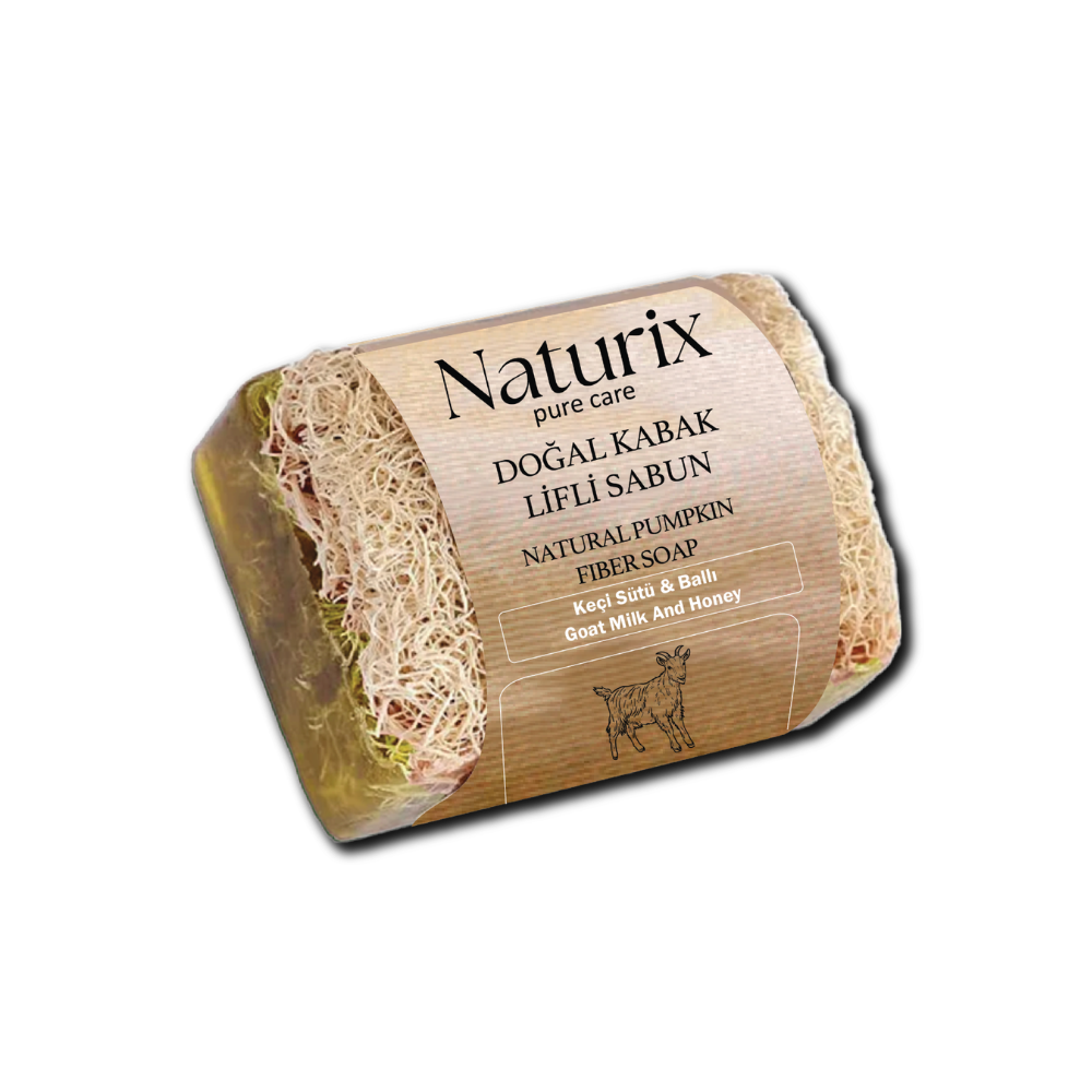 NATURIX - ΣΑΠΟΥΝΙ ΦΥΣΙΚΗΣ ΛΟΥΦΑΣ ΜΕ ΓΑΛΑ ΚΑΤΣΙΚΑΣ 130 GR