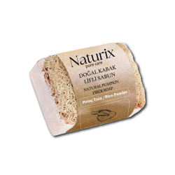 NATURIX - ΣΑΠΟΥΝΙ ΦΥΣΙΚΗΣ ΛΟΥΦΑΣ ΜΕ ΣΚΟΝΗ ΡΥΖΙΟΥ 130 GR