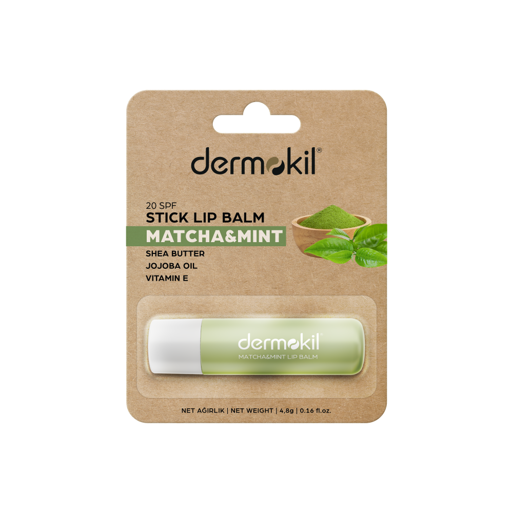 DERMOKIL - STICK LIP BALM MATCHA AND MINT 4,8 GR
