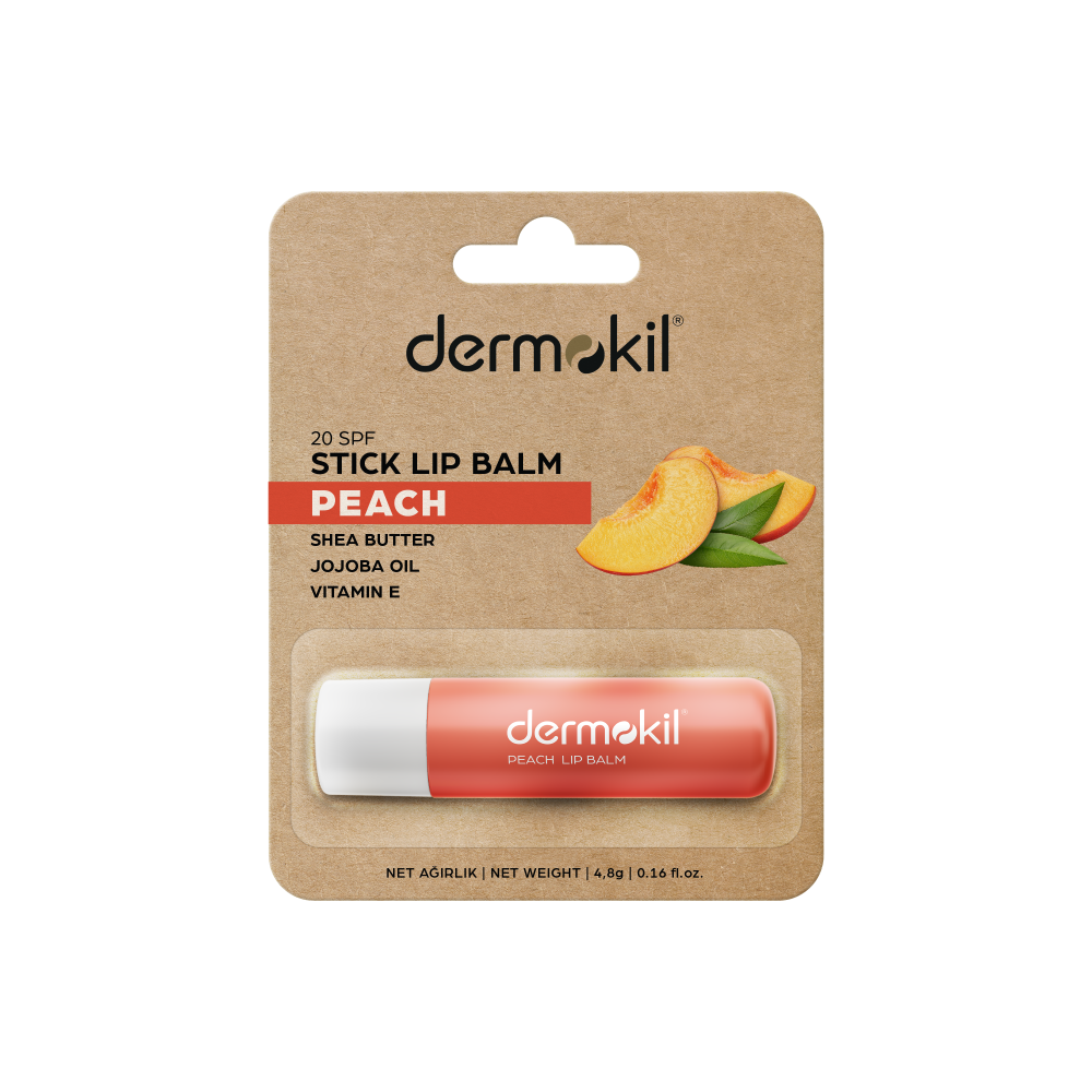 DERMOKIL - STICK LIP BALM PEACH 4,8 GR