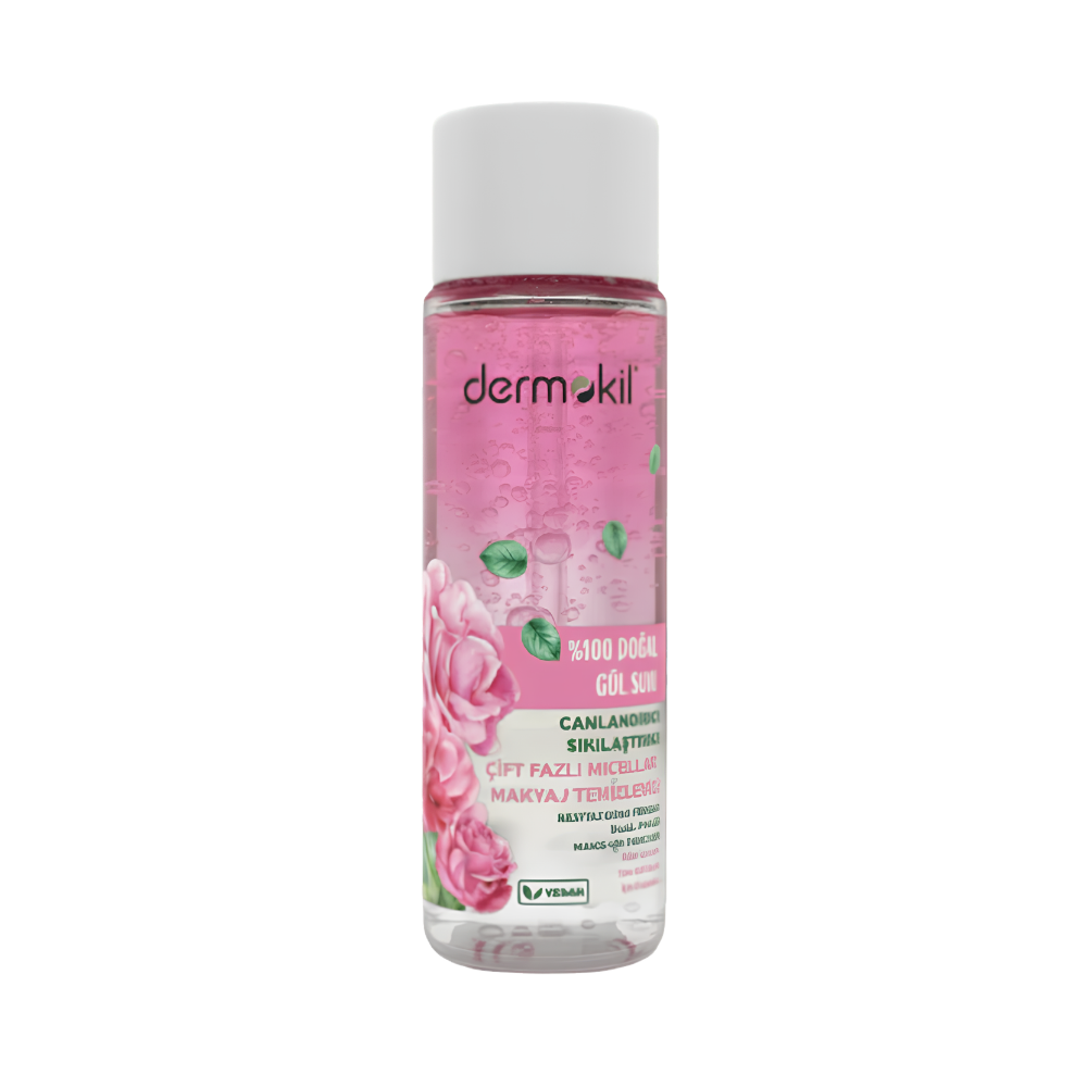 DERMOKIL - 2 PHASE MICELLAR ΝΕΡΟ ΚΑΘΑΡΙΣΜΟΥ ΠΡΟΣΩΠOY ΜΕ ΦΥΣΙΚΟ ΡΟΔΟΝΕΡΟ 150 ML