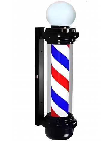 The Shaving Factory - Barber Pole Φάρος κουρείου 68 cm Black