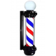 The Shaving Factory - Barber Pole Φάρος κουρείου 68 cm Black