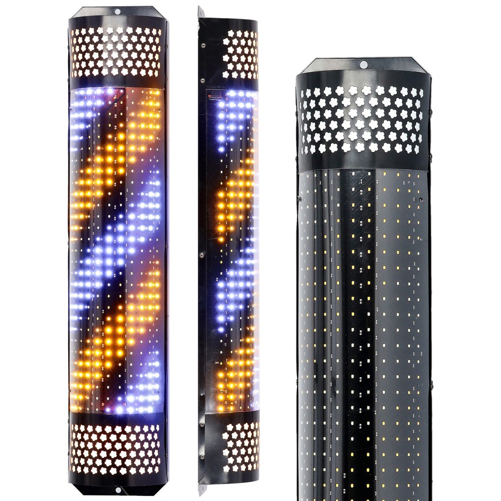 The Shaving Factory - Barber Pole Led Φάρος κουρείου 88 cm Black