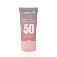 DERMOKIL - ΑΝΤΗΛΙΑΚΗ ΚΡΕΜΑ POWER TONE-UP ΓΙΑ ΕΞΙΣΟΡΡΟΠΗΣΗ ΤΟΝΩΝ ΠΡΟΣΩΠΟΥ 50 ML