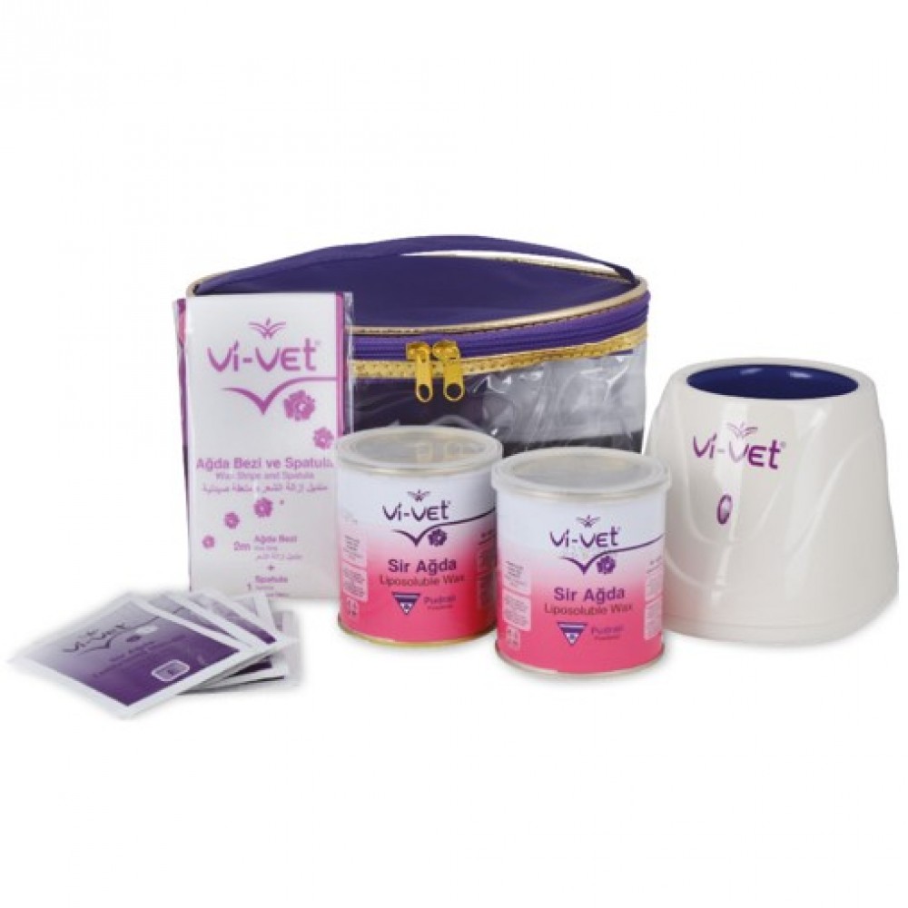 VI-VET Κεριέρα Αποτρίχωσης Σετ 240 ML