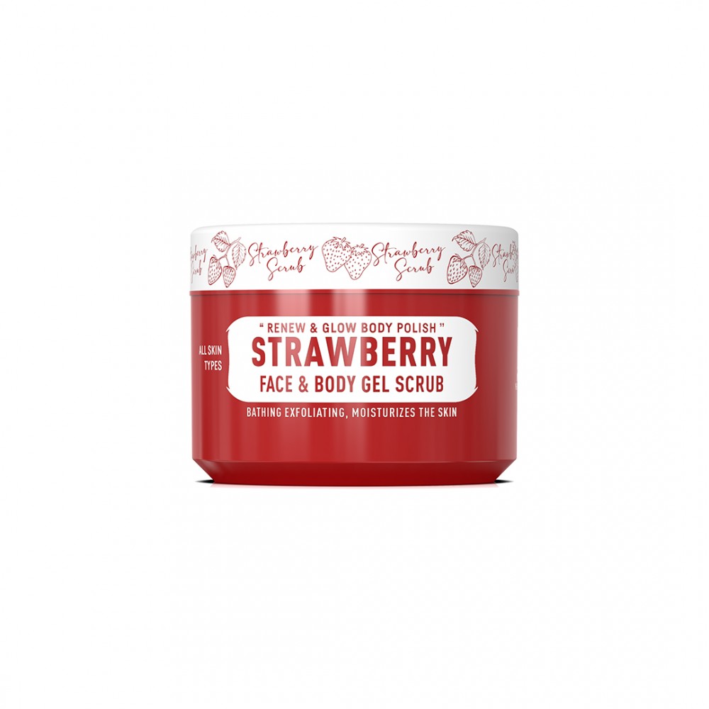 IMMORTAL INFUSE - STRAWBERRY FACE AND BODY GEL SCRUB 300 ML IMMORTAL INFUSE - STRAWBERRY FACE AND BODY GEL SCRUB 300 ML
