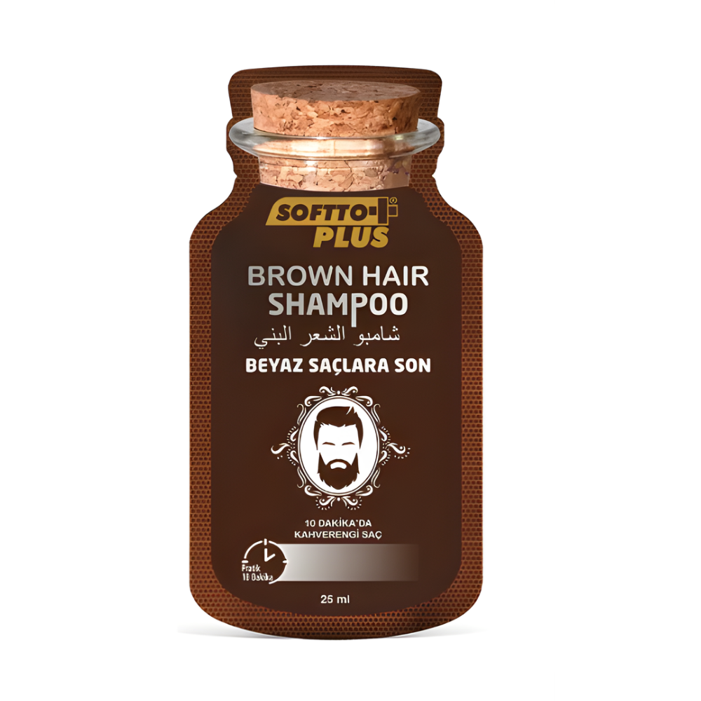 SOFTTO+ ΚΑΦΕ ΧΡΩΜΟΣΑΜΠΟΥΑΝ ΣΕ ΦΑΚΕΛΑΚΙ 25 ML