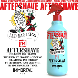 IMMORTAL NYC - STAY BLESSED 01 AFTERSHAVE COLOGNE 500 ML