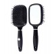 LIONESSE - HAIR BRUSH DUO WITH MIRROR BLACK