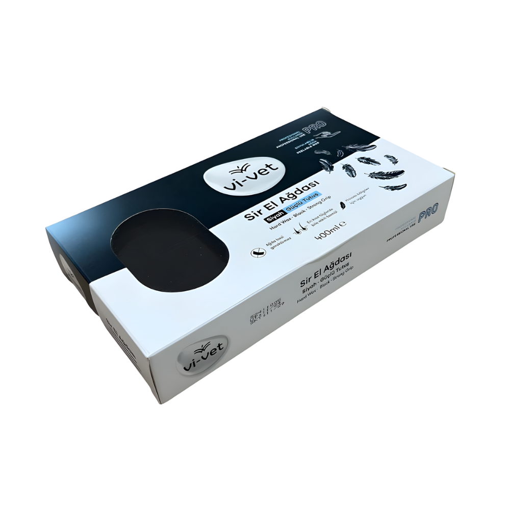 VI-VET Κερί Αποτρίχωσης ΜΑΥΡΟ σε ταψάκι 400 ML