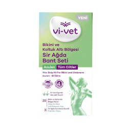 VIVET - WAX STRIP KIT FOR BIKINI AND UNDERARM 20 ΤΕΜ