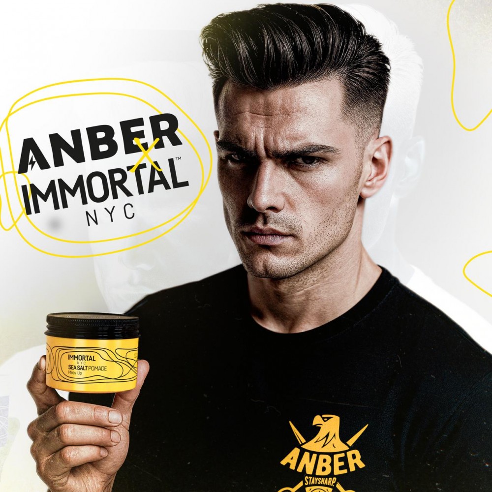 IMMORTAL NYC - SEA SALT POMADE x ANBER STAYSHARP 100 ML