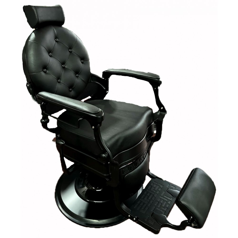 Επαγγελματική Καρέκλα Κουρείου Μαύρη Ματ 5258 98 A1001