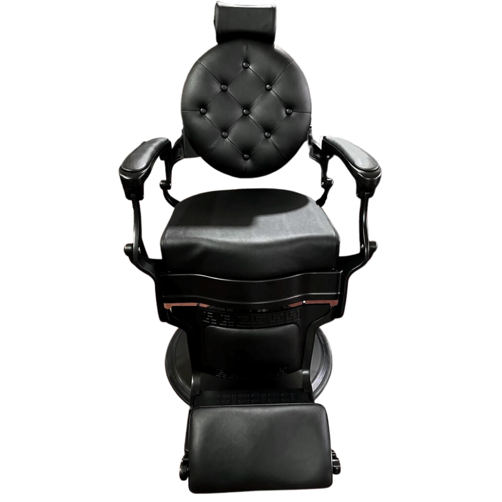 Επαγγελματική Καρέκλα Κουρείου Μαύρη Ματ 5258 98 A1001