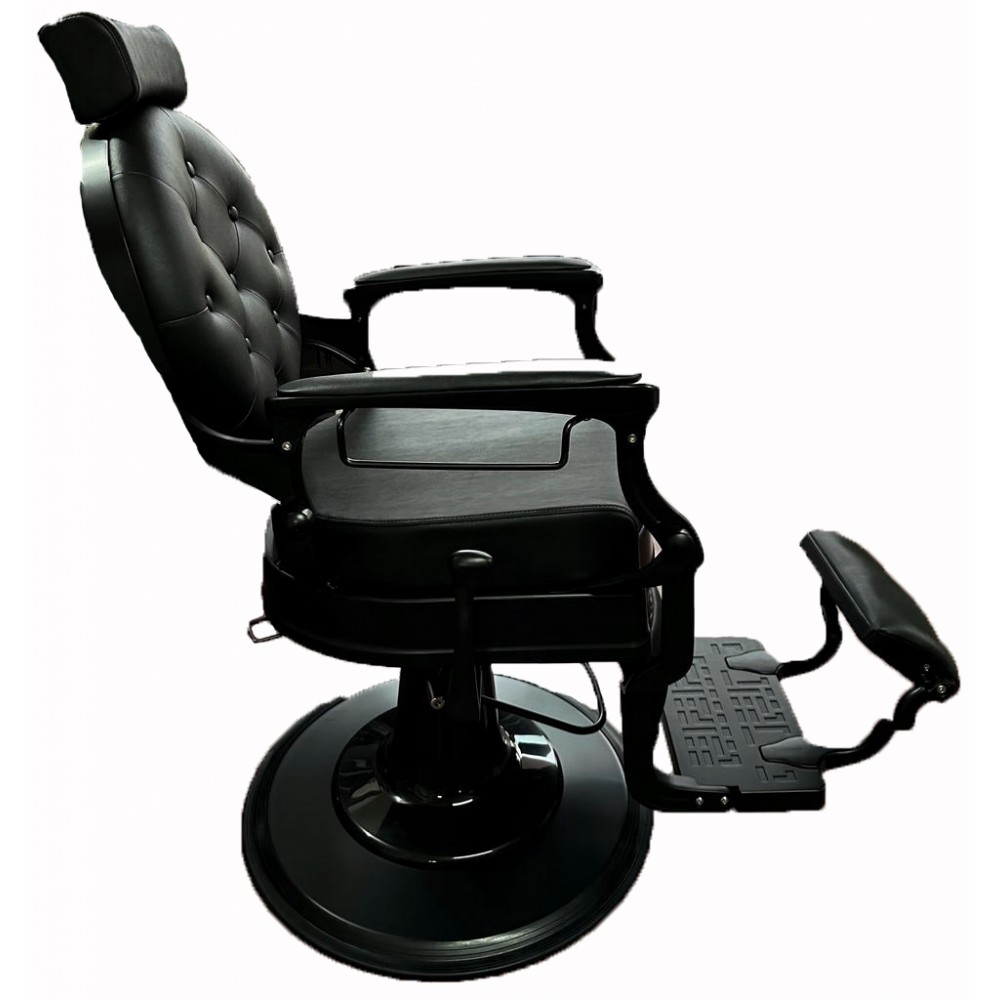 Επαγγελματική Καρέκλα Κουρείου Μαύρη Ματ 5258 98 A1001