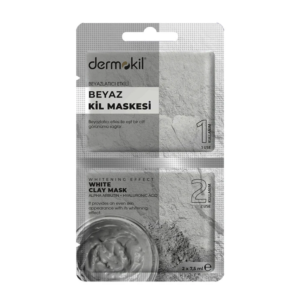 DERMOKIL - ΑΣΠΡΗ ΜΑΣΚΑ ΠΡΟΣΩΠΟΥ ΜΕ ΕΠΙΔΡΑΣΗ ΛΕΥΚΑΝΣΗΣ 15 ML