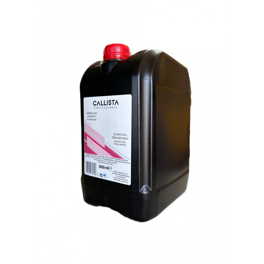 Callista - Επαγγελματικό Σαμπουάν με εκχύλισμα Τσιχλόφουσκα 5000 mL