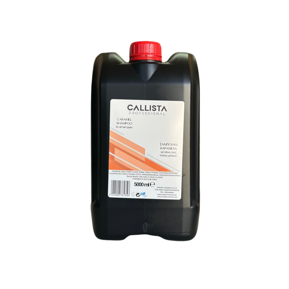 Callista - Επαγγελματικό Σαμπουάν με εκχύλισμα Καραμέλας 5000 mL