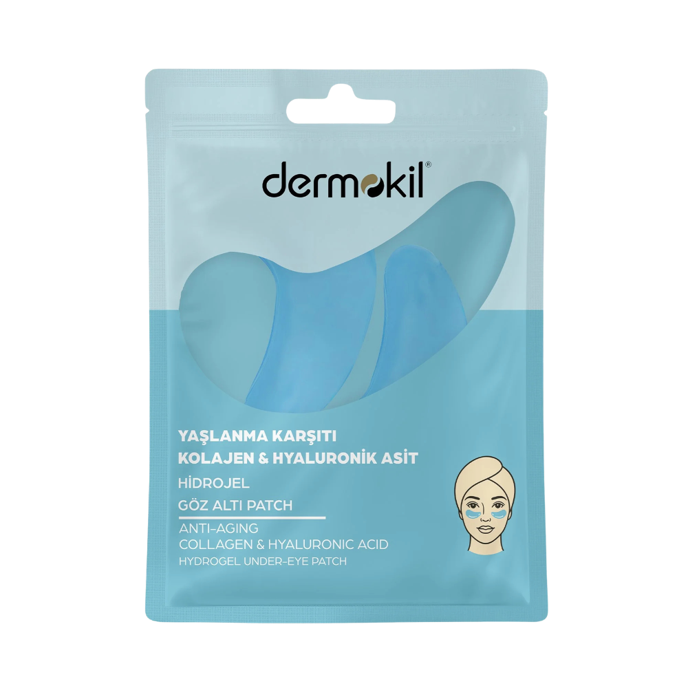 DERMOKIL - COLLAGEN & HYALURONIC ACID UNDER EYE PATCH 7gr