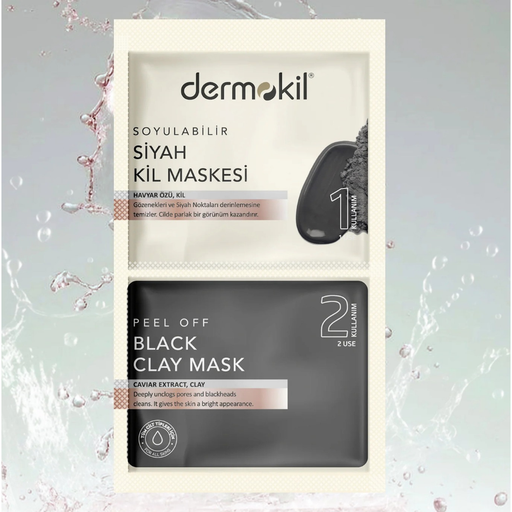 DERMOKIL - Peel Off Black Clay Mask 15ml