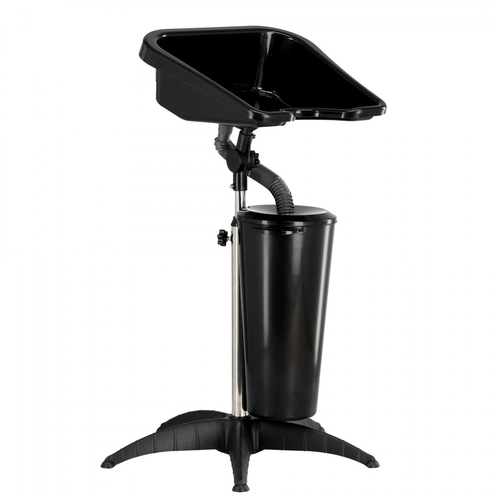 Φορητός Λουτήρας Μαύρος με Δεξαμενή