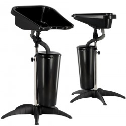 Φορητός Λουτήρας Μαύρος με Δεξαμενή