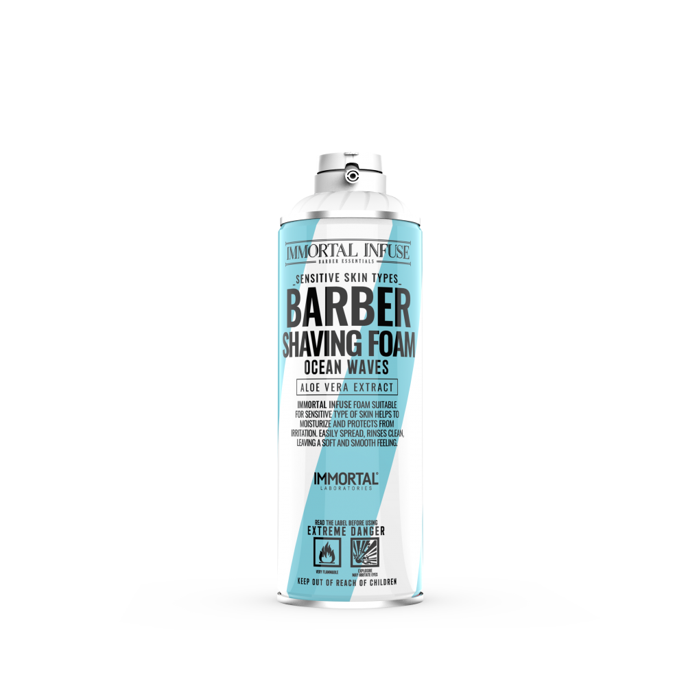 IMMORTAL Infuse Barber Shaving Foam Ocean Waves 500 ml 