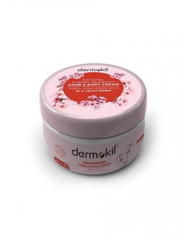 Dermokil - Κρέμα Προστασίας Χεριών και Σώματος με Εκχύλισμα Ανθή Κερασιάς 250 ml