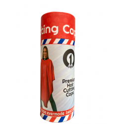 The Shave Factory Premium Hair Cutting Cape Red Unisex