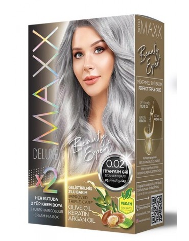 Maxx Deluxe Hair Color 0.02 TITANIUM GRAY