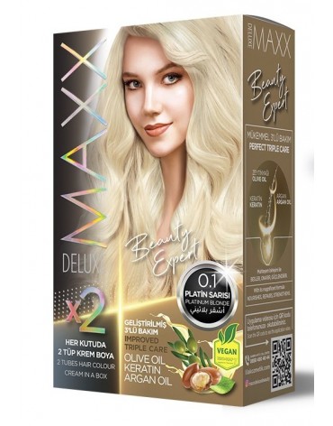 Maxx Deluxe Hair Color 0.1 PLATINUM BLONDE
